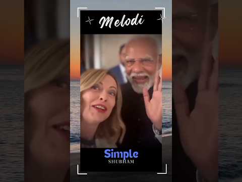 A Hello From The #Melodi Team ✅ | @NarendraModi | @GiorgiaMeloniTv | #modi #meloni