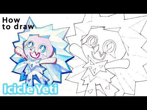 How to draw Icicle Yeti | Cookie Run Kingdom