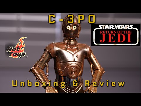 Hot Toys C-3PO 1/6th Scale Figure ROTJ 40th Anniversary Unboxing & Review