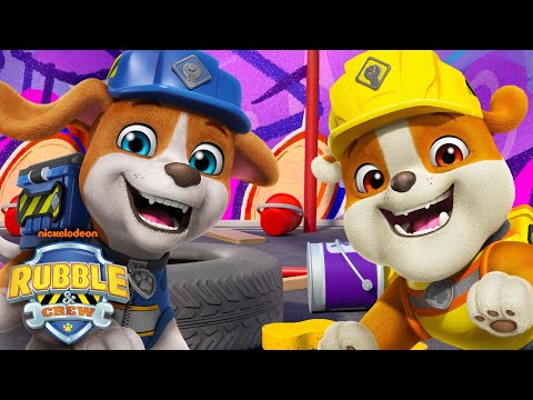 Rubble & Wheeler Clean Up Builder Cove! w/ Mix & Charger | Rubble & Crew