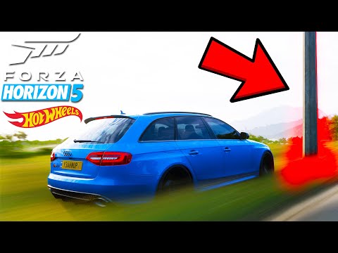 Will this RS4 do a Flip in Forza Horizon 5? (Hot Wheels DLC)