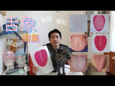 舌象續集  裂紋  淡白  瘦紅  星點  有咩要注意？ 食咩可以改善一下