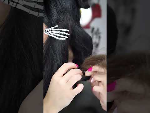 Genshin impact hairtutorial  -Baizhu hairstyle #genshinimpact #baizhu #genshinimpactedit #genshin