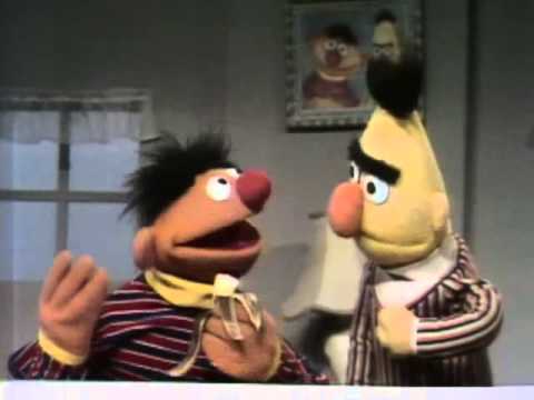 Classic Sesame Street - Ernie gives Bert the banana peel