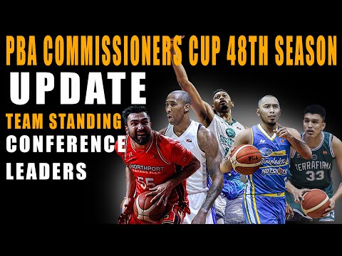 PBA 48TH SEASON UPDATE COMMISSIONERS CUP TEAM STANDINGS CONFERENCE LEADERS ON STATS