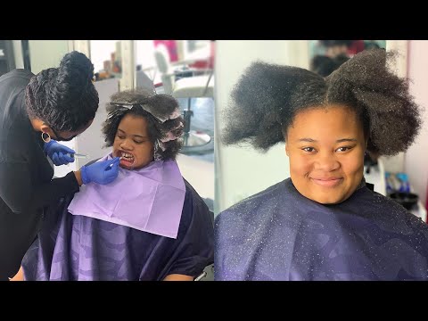 15 year old gets life changing natural hair makeover *emotional*