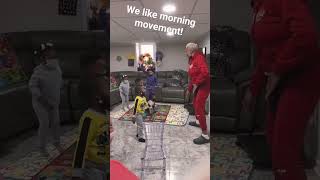 we like to move it#preschoolfun #preschoo #in home daycare #preschool workout#move