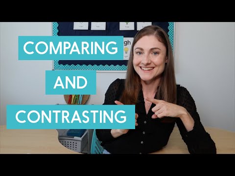 How to Teach Students to Compare and Contrast