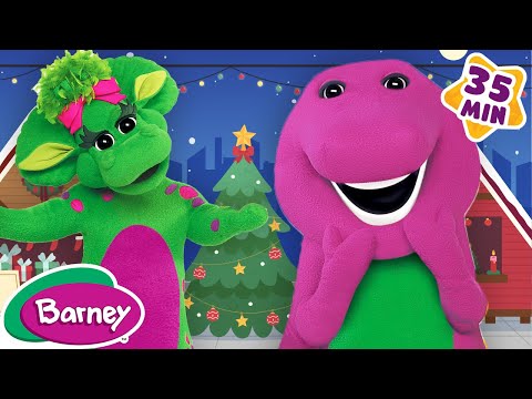 We Wish You a Merry Christmas + More Christmas Songs for Kids | Barney the Dinosaur