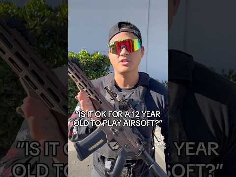 Is Airsoft OK for 12 Year Olds? #airsoft #airsoftgi #shorts #short #gaming #milsim #psa #safety #cod