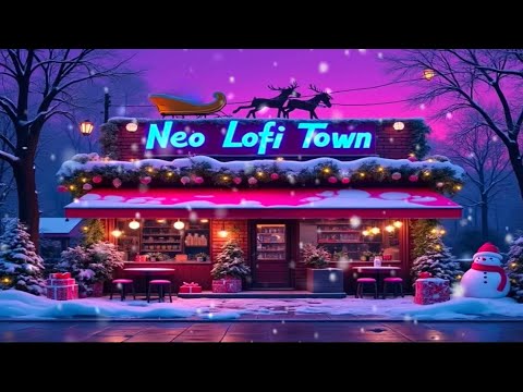 Charming Christmas Coffee Shop ☕🎄❄️ – Lofi Hip Hop Beats with Soft Snow | Study to Chill to Relax to