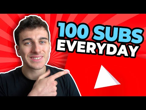 How to Get 100 Subscribers Every Day on YouTube in 2024 📈