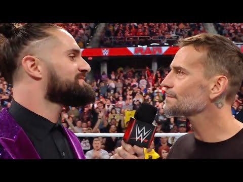 WWE 2K24 CM PUNK VS. SETH FREAKIN ROLLINS #2024 #wwe #sports