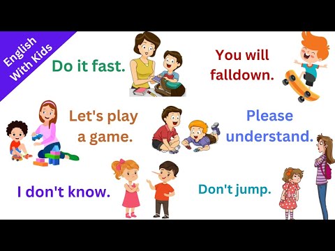 1000 Speak English With Kids Sentences | Spoken English for kids | Daily use English sentences