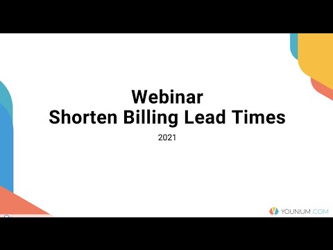 Shorten billing lead times | Younium Webinars