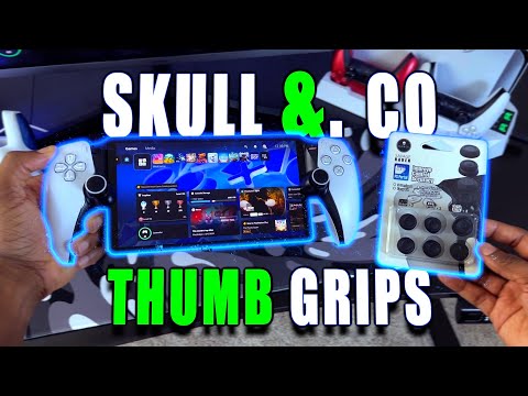 Skull & Co. Thumb Grips for Playstation Portal | Wider Grip