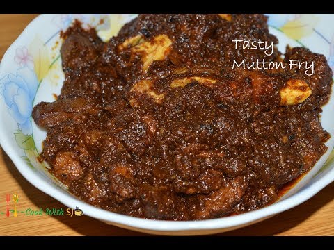 Spicy Mutton Fry | Andhra Style Recipe | Easy Mutton Recipes