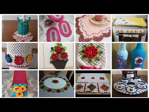 Ideas nuevas y muy atractivas y hermosas de patrones de crochet hechos a mano para el hogar