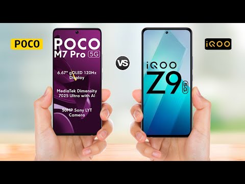 Poco M7 Pro 5g vs IQOO Z9s 5g || Full Comparison