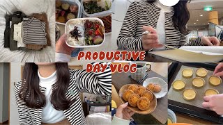 vlog🎄 私が頑張れる理由📝 | 24歳院生冬休みの過ごし方 | productive day as a grad student🧦 cooking | baking🧤