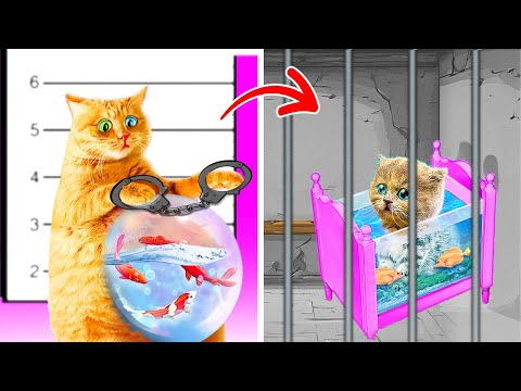 Cat Gave Birth In Prison? 🙀🚓 *Solve All the Mysteries In Cat Paper Game Book*