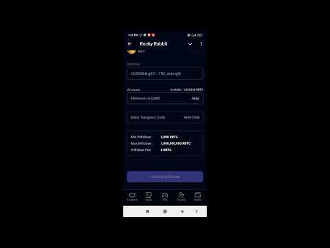 Rocky Rabbit Coins Withdrawal | Rocky Rabbit Airdrop Withdrawal | Rocky Rabbit Withdrawal Bitget |