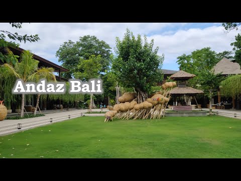 【バリ島ホテル】アンダーズバリ 5つ星ホテルルームツアー　Andaz Bali - a concept by Hyatt