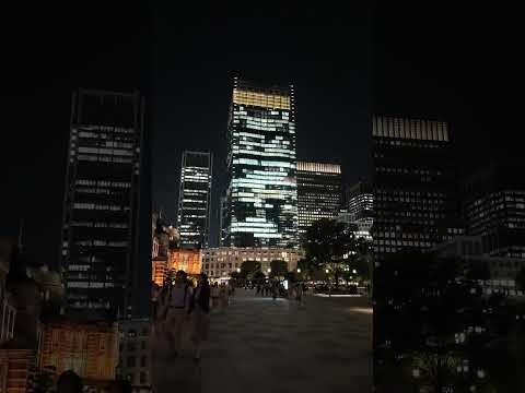 東京駅散歩 |【4K】 Night Walking Tokyo Station Tokyo Japan (June 2024) #shorts #東京4k