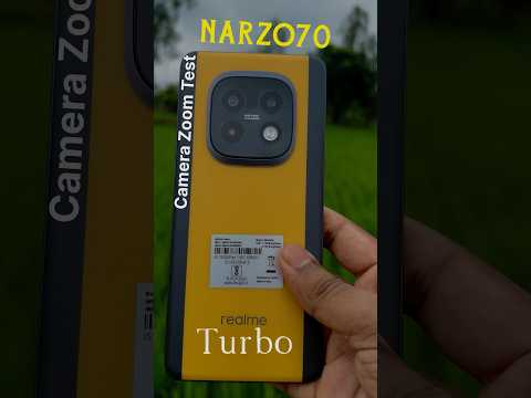 Realme Narzo 70 Turbo 5G Camera Zoom Test