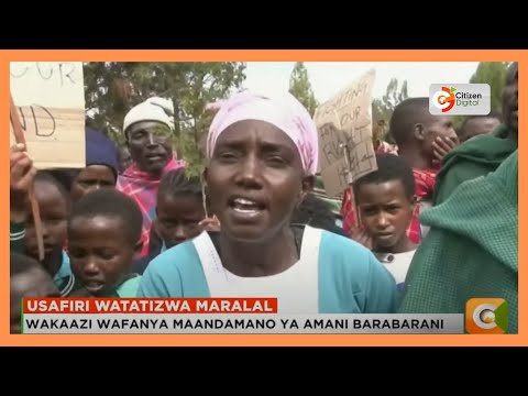 Shughuli za usafiri zatatizwa katika barabara ya Maralal- Baragoi, baada ya wakaazi kuandamana