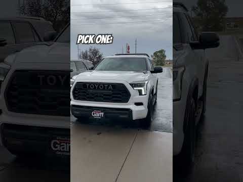 2024 Toyota 4Runner TRD Pro or 2024 Toyota Sequoia TRD Pro? Pick one: #toyota