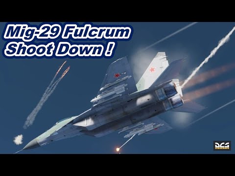 DCS World  Mig-29 Fulcrum Scramble Shoot Down !  R-73 AA-11 Archer 発射 2機撃墜 !