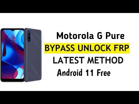 Motorola Moto G Pure Frp Bypass Android 12 New security October 2023 Without Pc