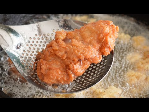 KFC Fried Chicken | Quick and Easy Homemade Chicken Tenders 🍗