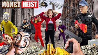 CHASE VS MONEY HEIST: Bad Guy kills police to steal money and gold,escapes successfully | Epic POV