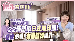 【房市普拉斯+】貓奴必看！特殊圓弧設計天花板VS.特殊漆面牆 還有貓咪們的遊樂場日系簡單生活風 值得你一看！ @中天財經頻道CtiFinance