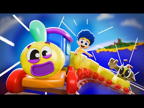 Choo-Choo Train! Learning Shapes, Colors & Numbers with VaVaLoo Heroes | D Billions Kids Songs