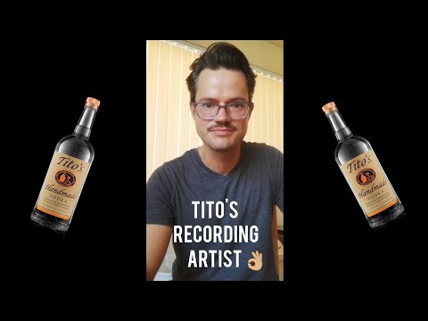 I'm an OFFICIAL Tito's Vodka Recording Artist!  #unboxing