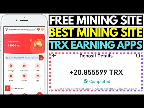 New TRX Earning Apps in 2025 | Free TRON Investment Platform | Best TRX Mining Websites