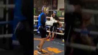 Curmel Moton KNOCKS his Sparring Partner OUT COLD on his Feet: Pops saves him