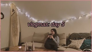 cozy Christmas decorating | vlogmas day 5