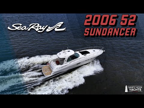 Unleash the Power: 2006 Sea Ray 52 Sundancer in Action – Cinematic Experience