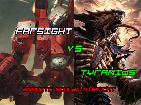 Farsight Enclaves vs Tyranids 2000pts (German)