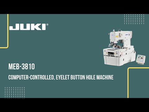 Juki MEB 3810 Eyelet Button Hole Sewing Machine