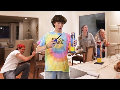 Fake Firework Prank on My Family!