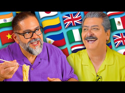 Mexican Dads Try The BEST Food from Every Country! (Compilation)