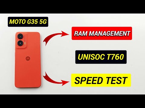 🔥 MOTOROLA G35 5G - Speed Test & RAM Management Test