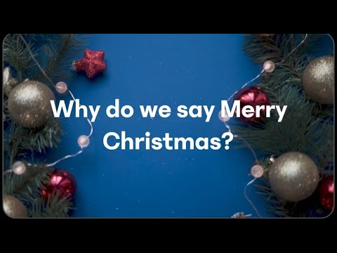 why do we say 'merry' just for Christmas? #festivefacts #learnEnglish