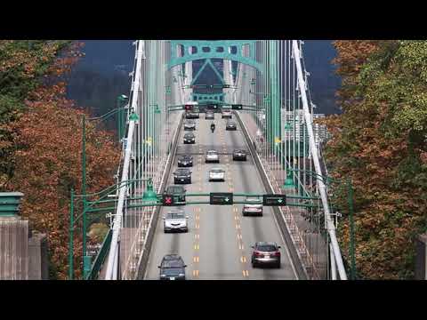 Traffic Over Bridge | Copyright Free Video Footage