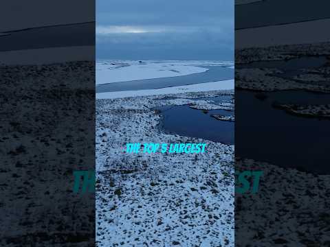 Top 5 Largest Glaciers in Iceland! #glacier #largest #shorts